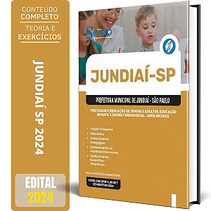 Apostila Prefeitura de Jundiaí SP 2024 - Professor I (Educação de Jovens e Adultos, Educação Infantil e Ensino Fundame