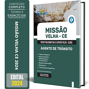 Apostila Prefeitura de Missão Velha CE 2024 - Agente de Trânsito