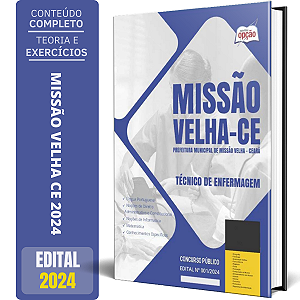 Apostila Prefeitura de Missão Velha CE 2024 - Técnico de Enfermagem