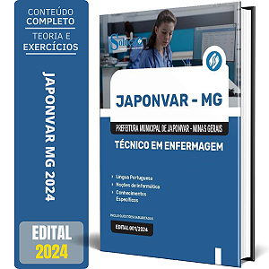 Apostila Prefeitura de Japonvar MG 2024 - Técnico em Enfermagem