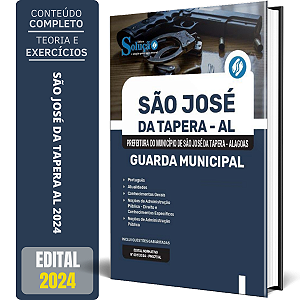 Apostila Prefeitura de São José da Tapera AL 2024 - Guarda Municipal