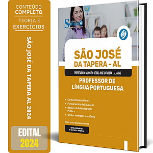 Apostila Prefeitura de São José da Tapera AL 2024 - Professor de Língua Portuguesa
