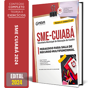 Apostila SME Cuiabá 2024 - Pedagogo para Sala de Recurso Multifuncional