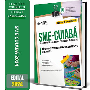 Apostila SME Cuiabá 2024 - Técnico em Desenvolvimento Infantil