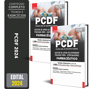 Apostila Pcdf Polícia Civil Distrito Federal 2024 - Farmacêutico