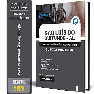 Apostila Prefeitura de São Luís do Quitunde AL 2024 - Guarda Municipal