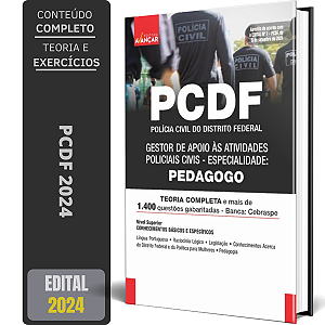 Apostila Pcdf - Polícia Civil Do Distrito Federal - Pedagogo