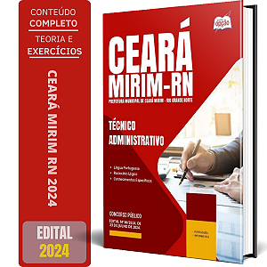 Apostila Prefeitura de Ceará Mirim RN 2024 - Técnico Administrativo