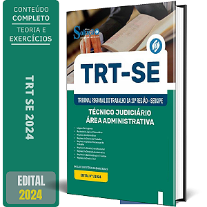 Apostila TRT-SE 2024 - Técnico Judiciário - Área Administrativa