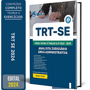 Apostila TRT SE 2024 - Analista Judiciário - Área Administrativa
