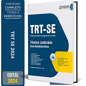 Apostila TRT SE 2024 - Técnico Judiciário - Área Administrativa