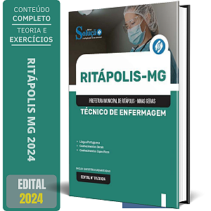 Apostila Prefeitura de Ritápolis MG 2024 - Técnico de Enfermagem