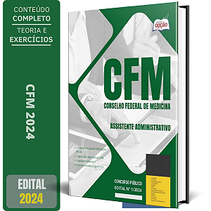 Apostila CFM 2024 - Assistente Administrativo