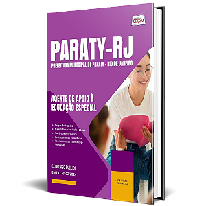 Apostila Concurso Paraty RJ 2024 - Agente de Apoio à Educação Especial