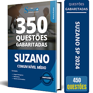Caderno de Questões Prefeitura de Suzano SP 2024 - Comum Nível Médio