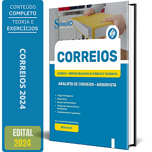 Apostila Concurso CORREIOS 2024 - Analista de Correios - Arquivista
