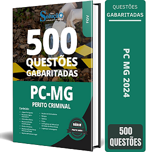 Caderno de Questões PC MG 2024 - Perito Criminal (Área I)