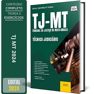 Apostila TJ MT 2024 - Técnico Judiciário