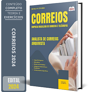 Apostila Correios 2024 - Outros Profissionais de Nível Superior - Arquivologia