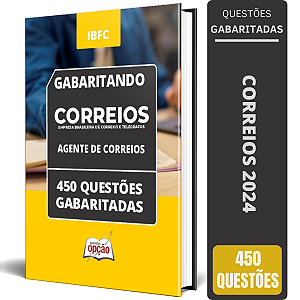 Caderno de Testes CORREIOS 2024 - Agente de Correios - Questões Gabaritadas