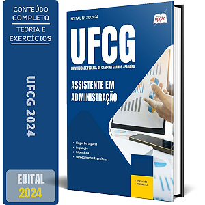 Apostila UFCG 2024 - Assistente em Administração