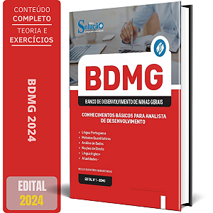 Apostila BDMG 2024 - Analista de Desenvolvimento (Conhecimentos Básicos)
