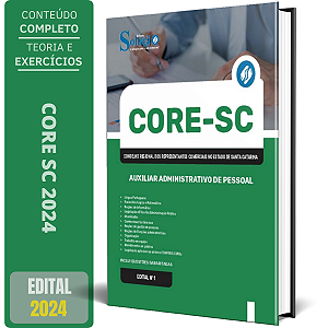 Apostila CORE SC 2024 - Auxiliar Administrativo de Pessoal