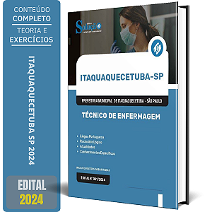 Apostila Prefeitura de Itaquaquecetuba SP 2024 - Técnico de Enfermagem