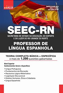 Apostila Concurso SEEC RN 2024 - PROFESSOR DE LÍNGUA ESPANHOLA