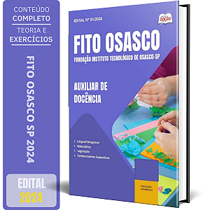 Apostila Concurso FITO OSASCO 2024 - Auxiliar de Docência