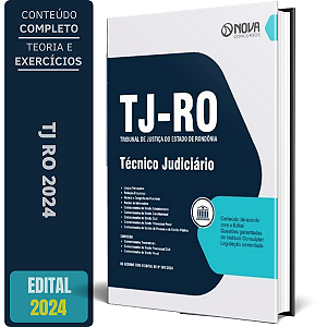 Apostila TJ RO 2024 - Técnico Judiciário