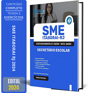 Apostila SME Itaborai RJ 2024 - Secretário Escolar
