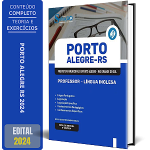 Apostila Prefeitura de Porto Alegre RS 2024 - Professor - Língua Inglesa