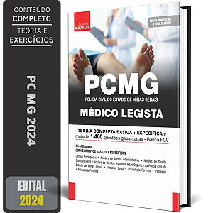 Apostila Concurso Pc Mg 2024 - Médico Legista
