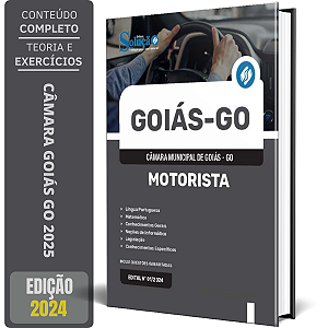 Apostila Câmara de Goiás - GO 2024 - Motorista