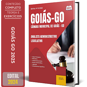 Apostila Câmara de Goiás GO 2025 - Analista Administrativo Legislativo