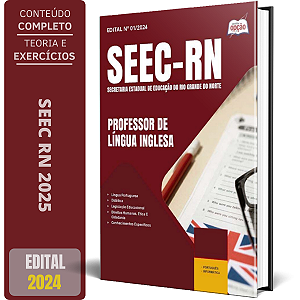 Apostila SEEC RN 2025 - Professor de Língua Inglesa