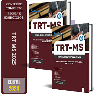 Apostila TRT MS 2025 - Analista Judiciário - Área Apoio Especializado - Serviço Social