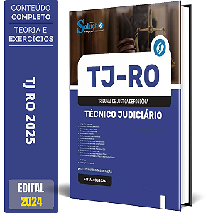 Apostila TJ RO 2025 - Técnico Judiciário