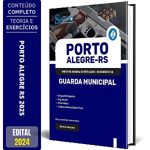 Apostila Prefeitura de Porto Alegre RS 2025 - Guarda Municipal