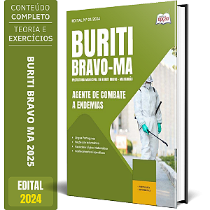 Apostila Prefeitura de Buriti Bravo MA 2025 - Agente de Combate a Endemias