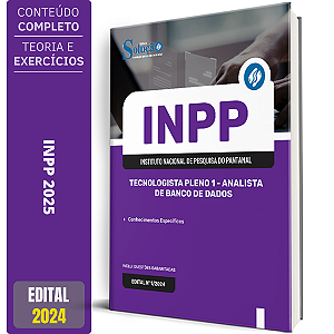 Apostila INPP 2025 - Tecnologista Pleno 1 - Analista de Banco de Dados