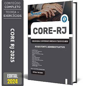 Apostila CORE RJ 2025 - Assistente Administrativo