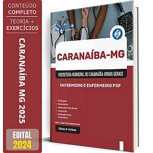 Apostila Prefeitura de Caranaíba MG 2025 - Enfermeiro e Enfermeiro PSF