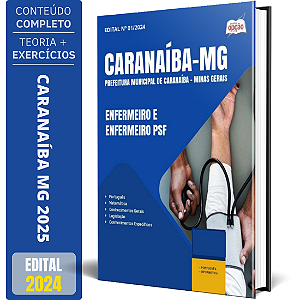 Apostila Prefeitura de Caranaíba MG 2025 - Enfermeiro e Enfermeiro PSF