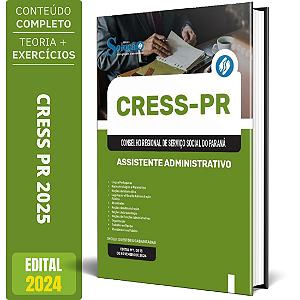 Apostila CRESS PR 2025 - Assistente Administrativo
