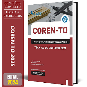 Apostila COREN TO 2025 - Técnico de Enfermagem