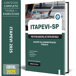 Apostila Prefeitura de Itapevi SP 2025 - Agente de Administração Pública