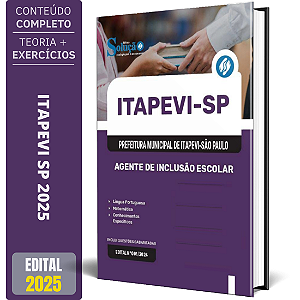 Apostila Prefeitura de Itapevi SP 2025 - Agente de Inclusão Escolar