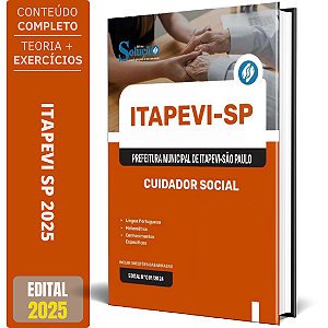 Apostila Prefeitura de Itapevi SP 2025 - Cuidador Social